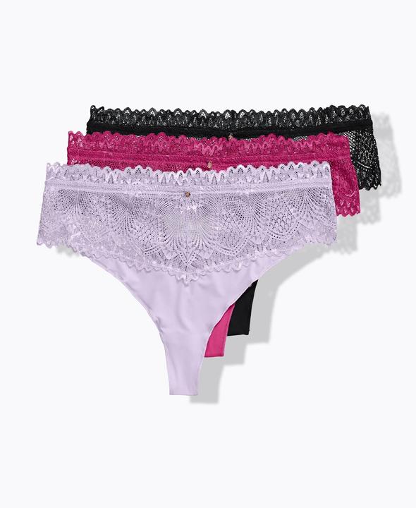 Produktbild TruYou Strings, 3er-Pack, Spitzenbund (56, 3er Pack)