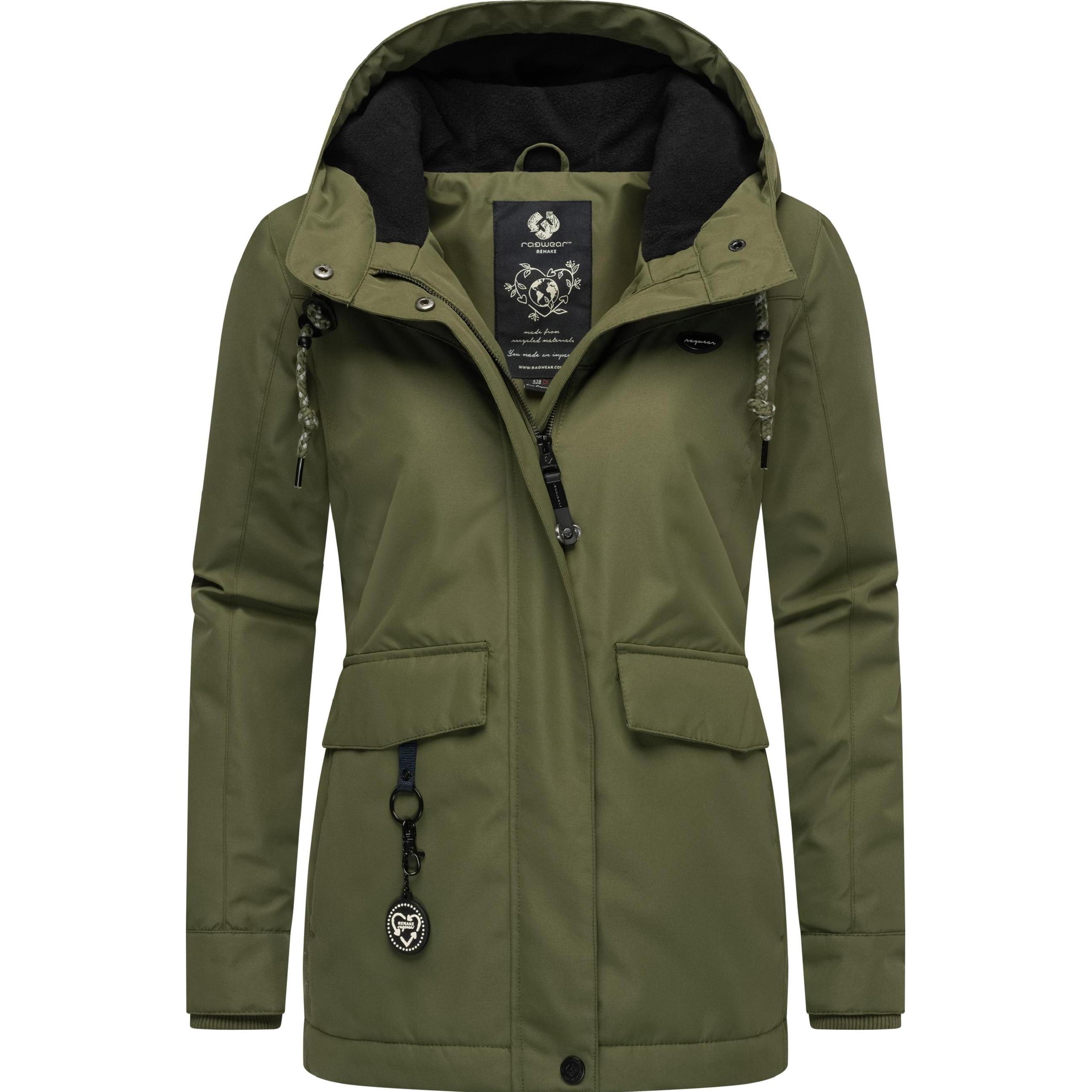 Ragwear, Damen, Jacke, Jazmin Remake II Intl. (XS), Grün, XS