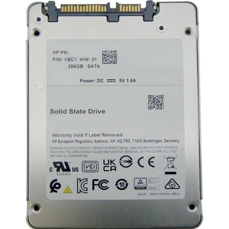HP SSD 256GB 2.5In Sata3 Sed (256 GB, 2.5"), SSD