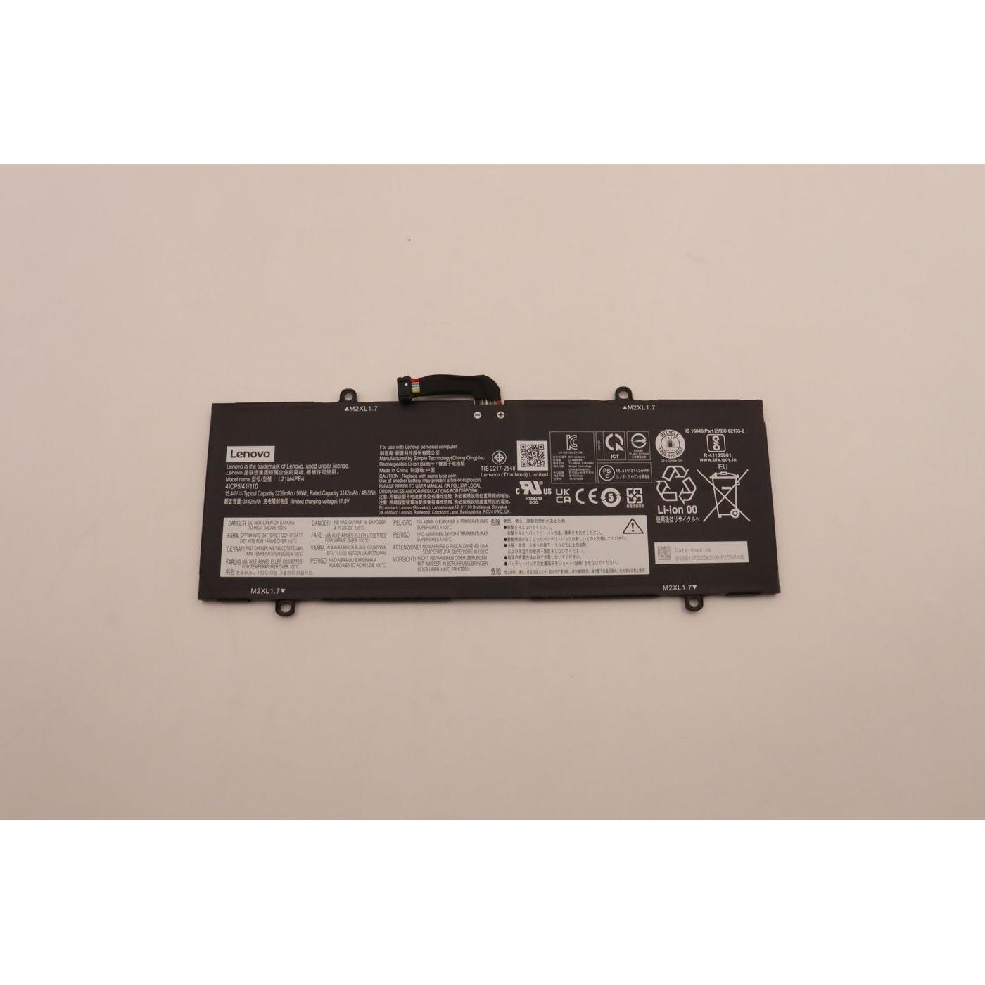 Thumbnail - Lenovo BATTERY 4cell 50Wh 15.44V (4 Zellen), Notebook Akku