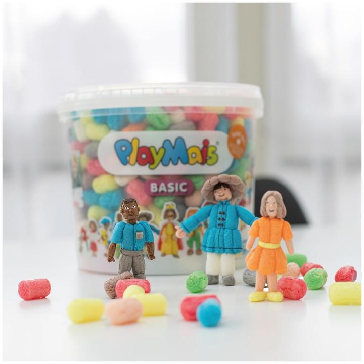 Actual product image PlayMais Play Corn Basic bucket 5 liters (500 pieces)