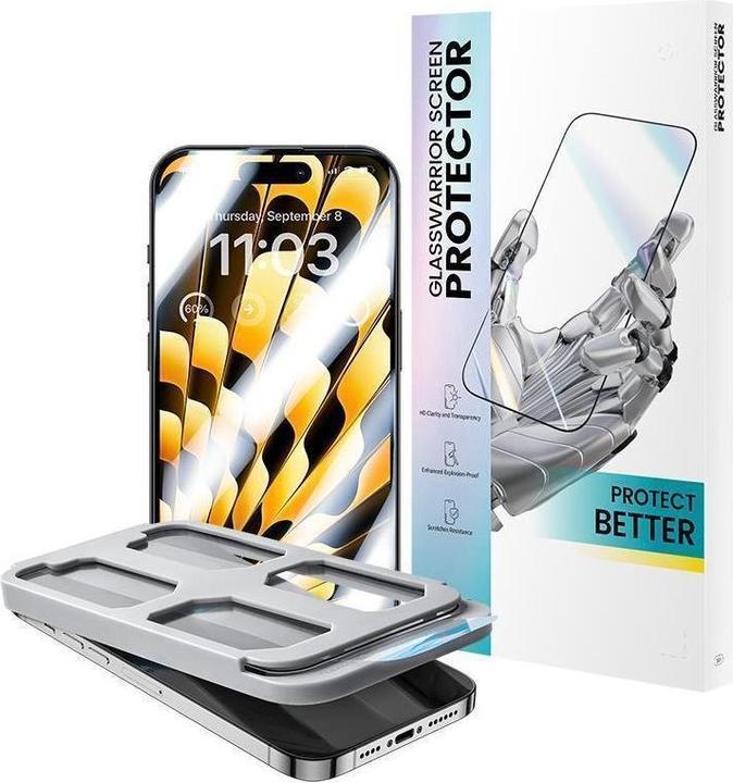 Produktbild Benks iPhone 15 Glass Warrior Panzerglas 0.4mm (1 Stück, Apple iPhone 15)