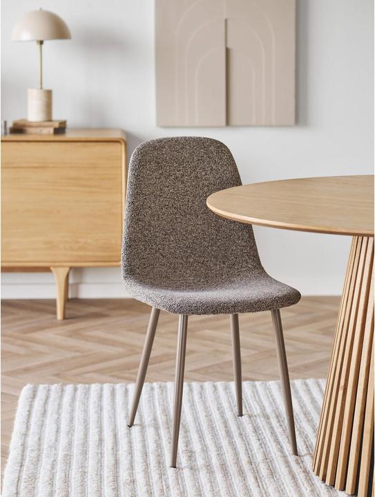 Actual product image House Nordic Stuhl Stockholm Hellbraun, 2er Set, Armlehnen: Nein, Tiefe