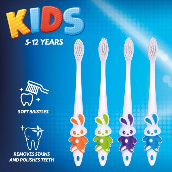 Edco Kids soft toothbrush 4as (Weich, 4 x)