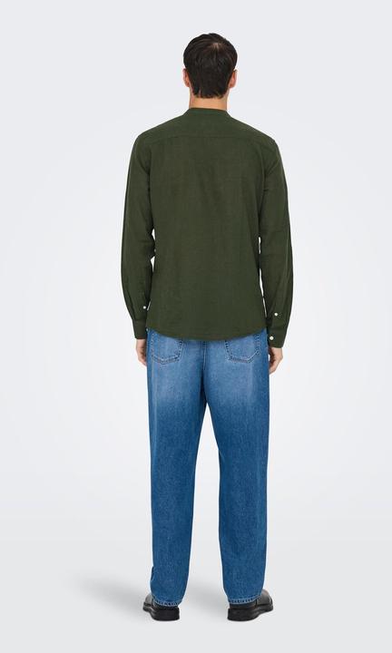 Produktbild Only & Sons Onscaiden Life Ls Solid Linen Mao Noos (XS)