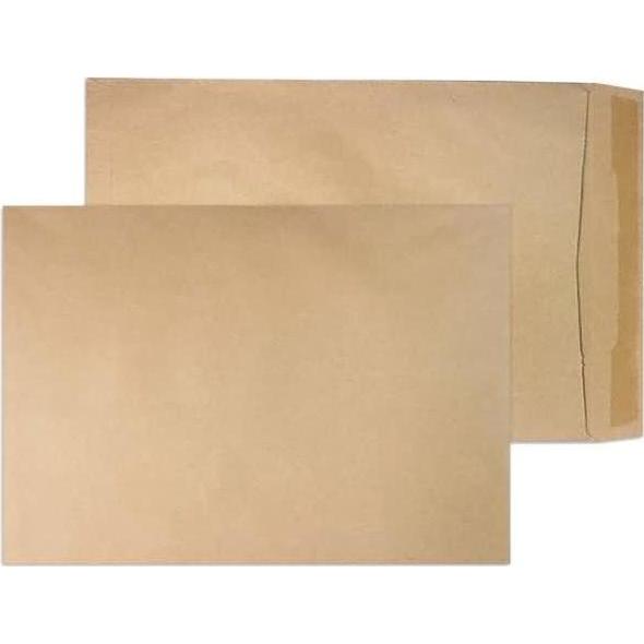 Blanke, Versandtasche + Luftpolstertasche, Versandtaschen 305x406mm 115g/qm selbstklebend VE=250 Stück braun (250 x)