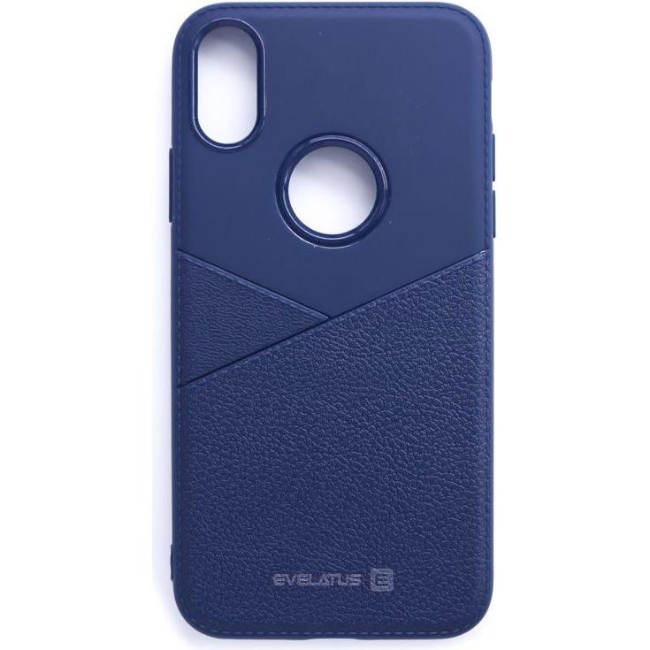 Evelatus iPhone X Phanton (Apple iPhone X, Apple iPhone XS), Cover smartphone, Blu