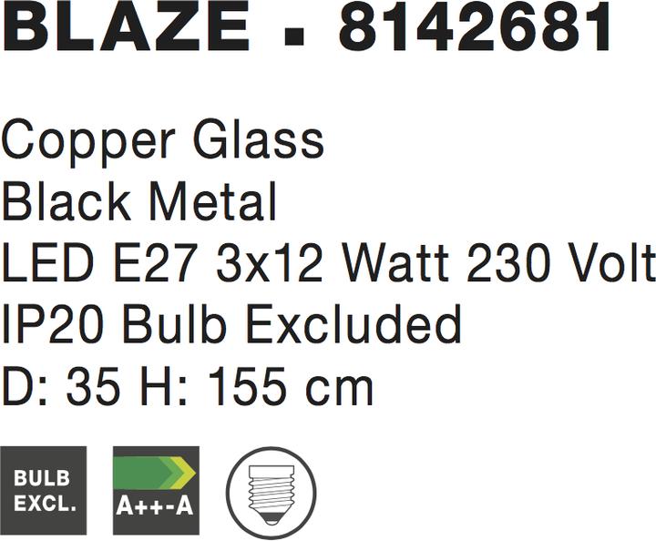 Produktbild Nova Luce Blaze (E27)