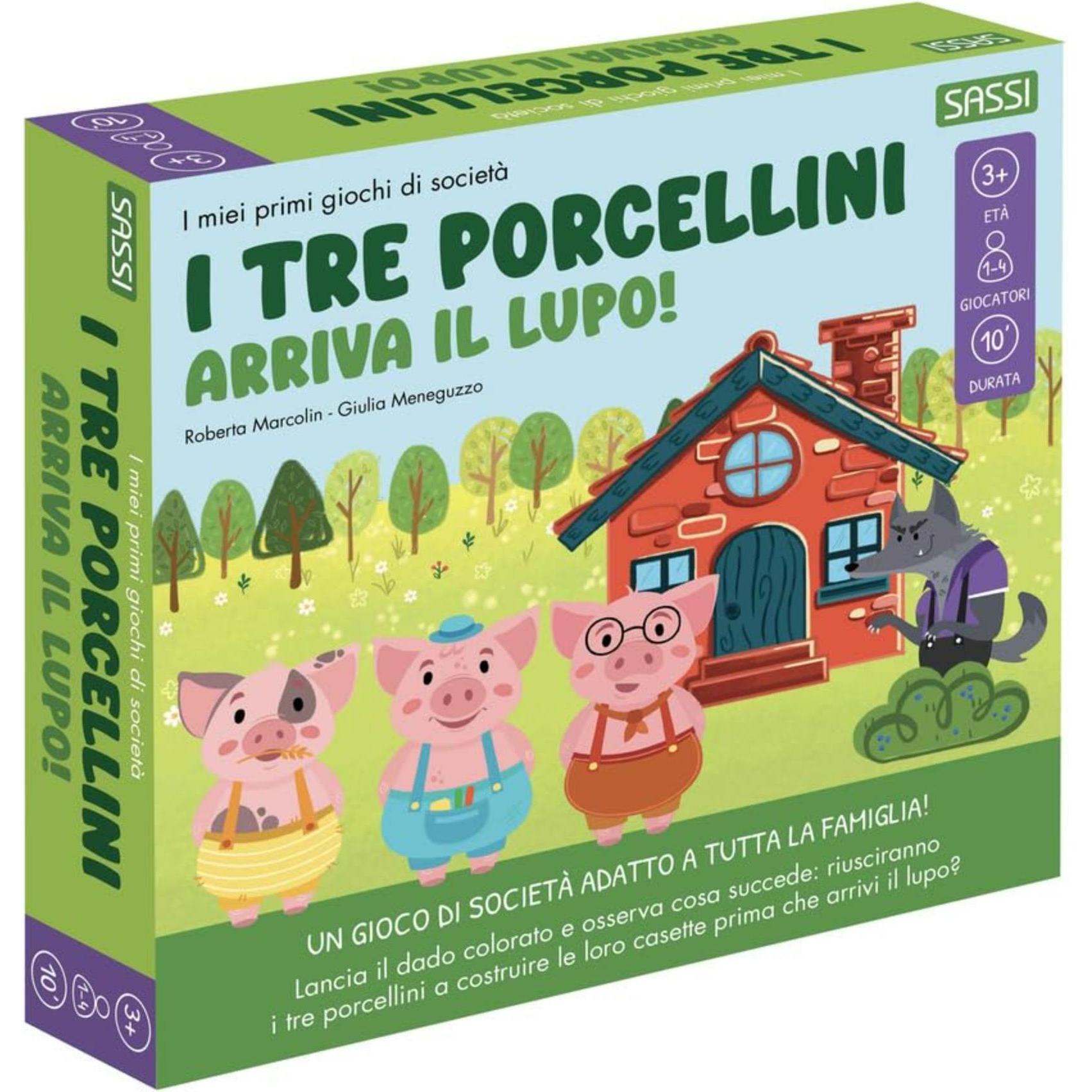 Sassi I miei Primi Giochi di Società. I Tre Porcellini