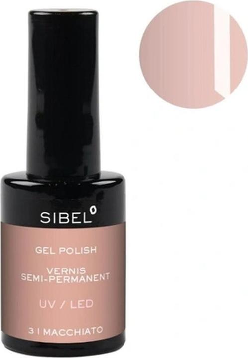 Sibel Gel Nail Polish Color 3 Macchiato 14 Milliliters