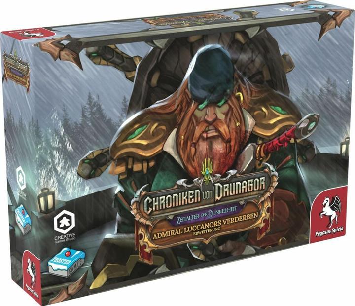 Produktbild Pegasus 57343G - Chroniken von Drunagor: Admiral Luccanors Verderben (DE-Erweiterung) (Deutsch, 1 - 5 Spieler)