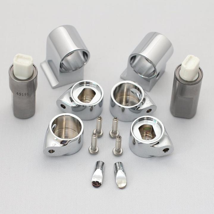 ROCA Senso und Giralda Chrome Soft Close Toilettensitz Scharnier Set mit Endkappenbefestigung und