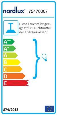 Energie-Label Nordlux Funk (E27)