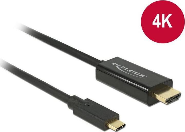 Actual product image Delock USB Typ C — HDMI (Typ A) (1 m)