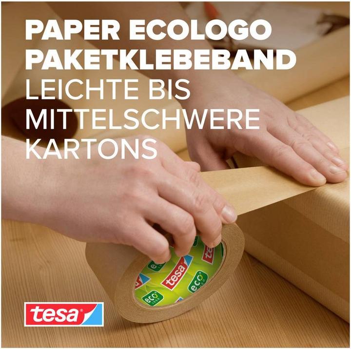 Productafbeelding tesa Verpakkingstape ack® Papier ecoLogo® B (50 mm)