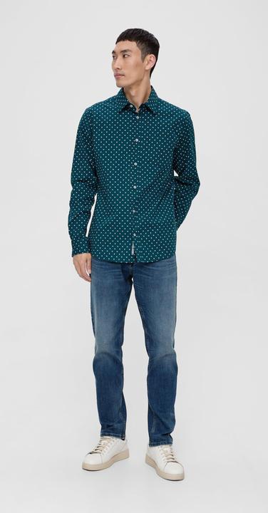 Image du produit s.Oliver Hemd Slim: Hemd aus Baumwollstretch (S)