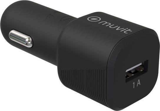Actual product image Muvit For Change Chargeur Voiture 1 USB 1a (5w) Noir