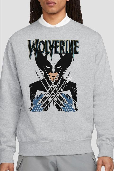 Immagine prodotto X-Men Felpa Wolverine Scatto d'Azione Adulto Unisex (S)