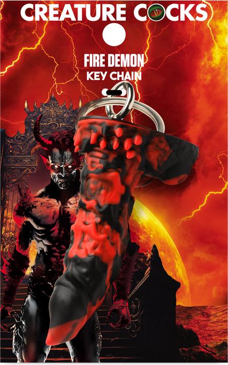 Produktbild Frisky Feuer Dämon Silikon Schlüsselanhänger