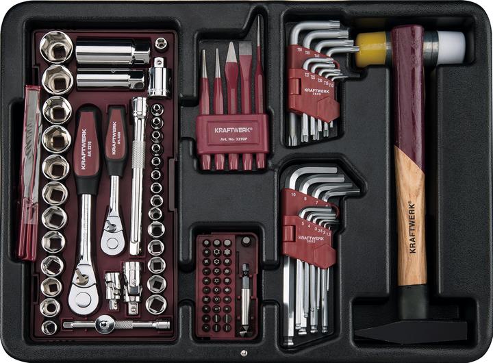 Image du produit Kraftwerk Coffre à outils professionnel (186 pièces)