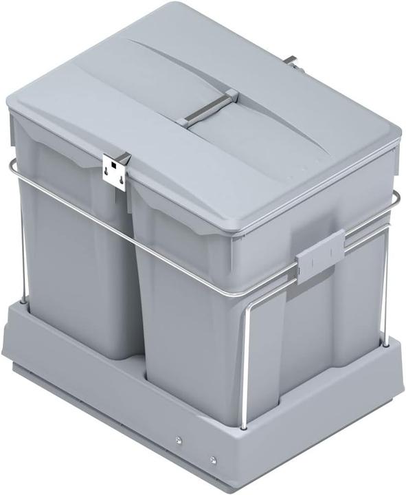 Actual product image Menage Confort Pull-out high-capacity trash bin with guides for kitchen cabinet installation (30 l)