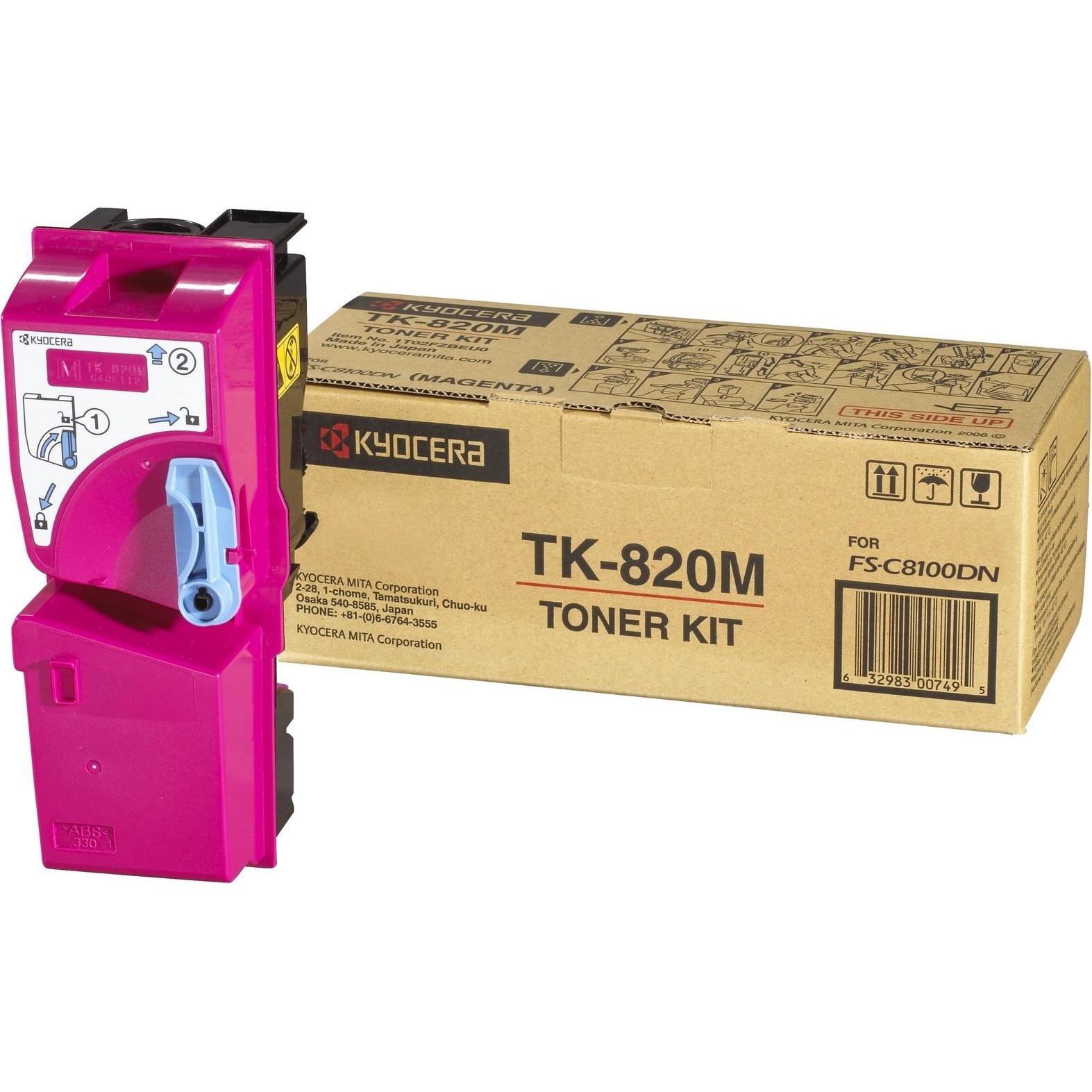 Kyocera, Toner, Tk-820m (M)