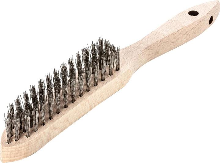 Produktbild Lessmann Drahtbürste rostfreier Draht gewellt