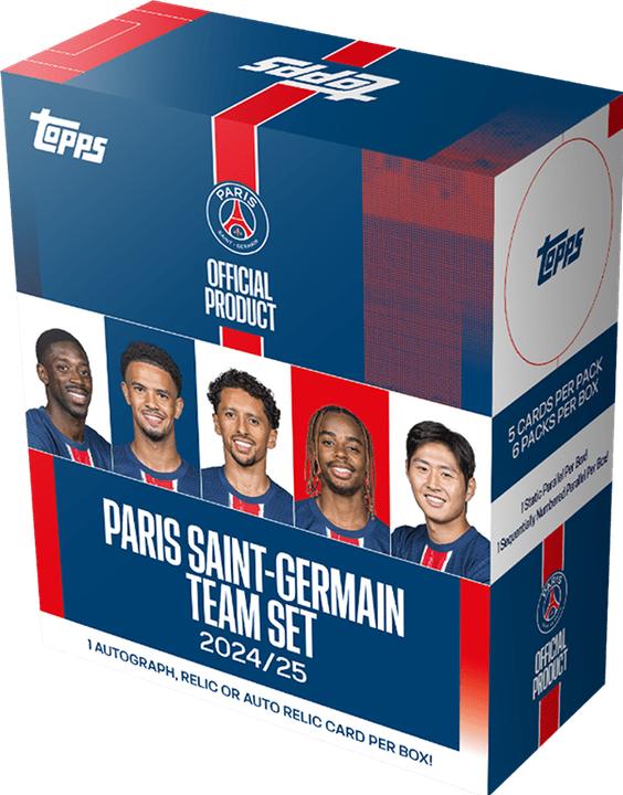 Actual product image Topps ToppsÂ® Paris Saint-Germain 2024/25 Team Set