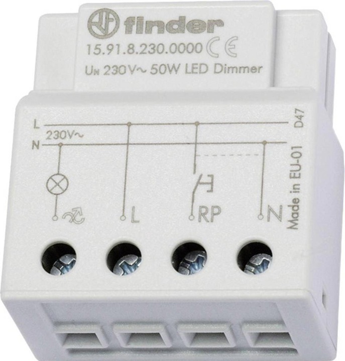 Produktbild Finder Stromstossrelais mit Dimmer, 230 VAC 100 W