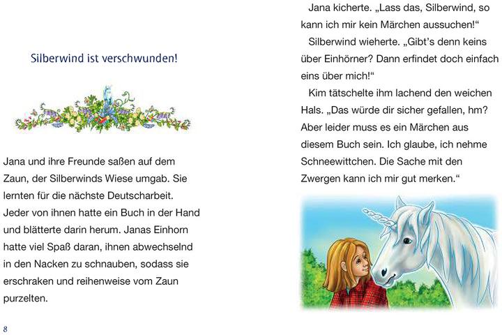 Produktbild Silberwind das weisse Einhorn,Das geheime Zauberschloss (Deutsch, Sandra Grimm, 2018)