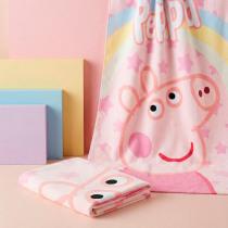 Actual product image Peppa Pig Strandbadetuch Hellrosa 70 X 140 Cm (140 x 70 cm)