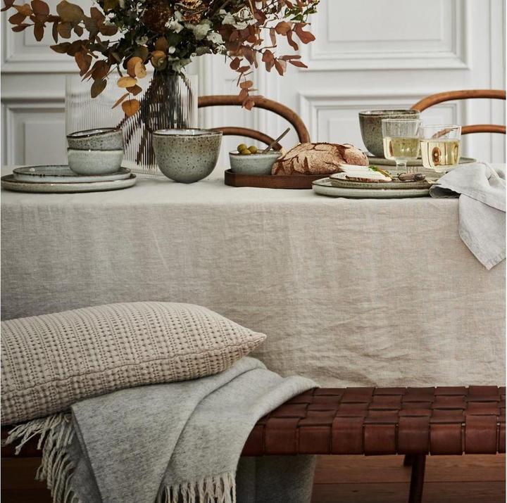 Image du produit Urbanara Tagesdecke Anadia 180 x 200 cm, Nature (200 x 180 cm)