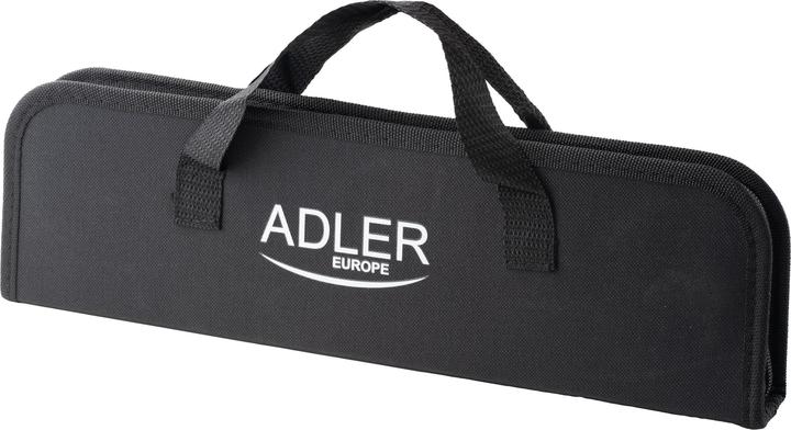 Immagine prodotto Adler AD 6727 Set di utensili per grigliare con custodia, acciaio inox/nero