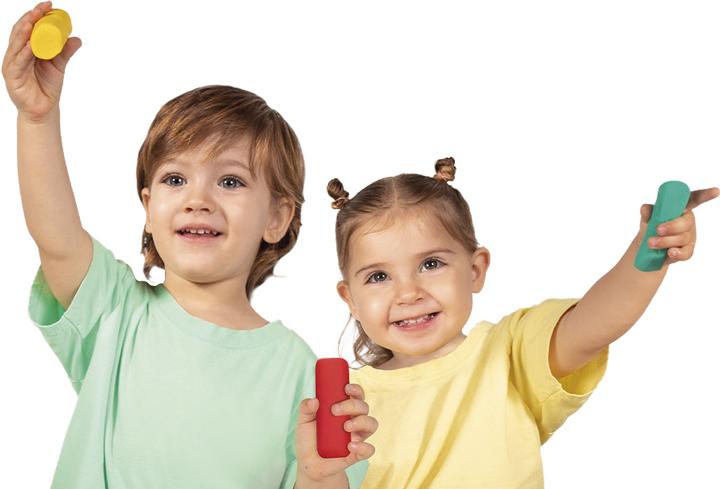 Actual product image Jovi My First Plastilina Baby modelling clay, 4 x 38 g in carton, assorted colours