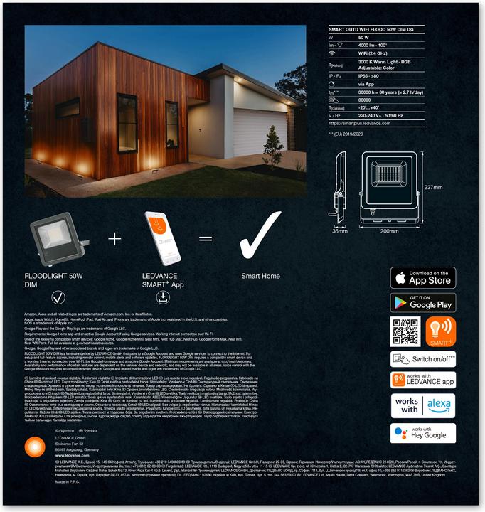 Produktbild Ledvance Smart+ Dimmable (4250 lm, IP65)