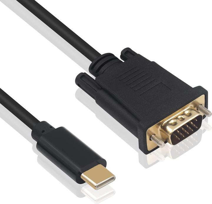 Wnt C1034 Câbl USB 1,8 M USB 2.0 USB A USB C Noir