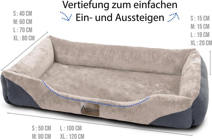 Actual product image Aspero Hundebett und Hundedecke Hanko und Lund (Dog)