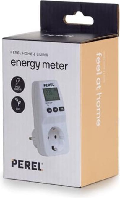 Produktbild Perel ENERGIEKOSTEN-MESSGERÄT - 230 V - 16 A - SCHUTZKONTAKT (DEUTSCHES SYSTEM)