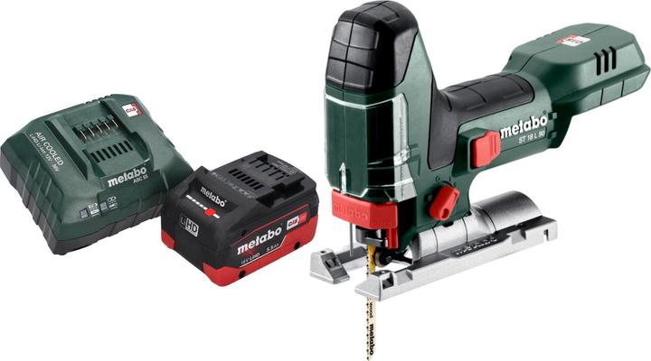 Produktbild Metabo ST 18 L 90 Akku Stichsäge 18 V 90 mm + 1x LiHD Akku 5,5 Ah + Ladegerät