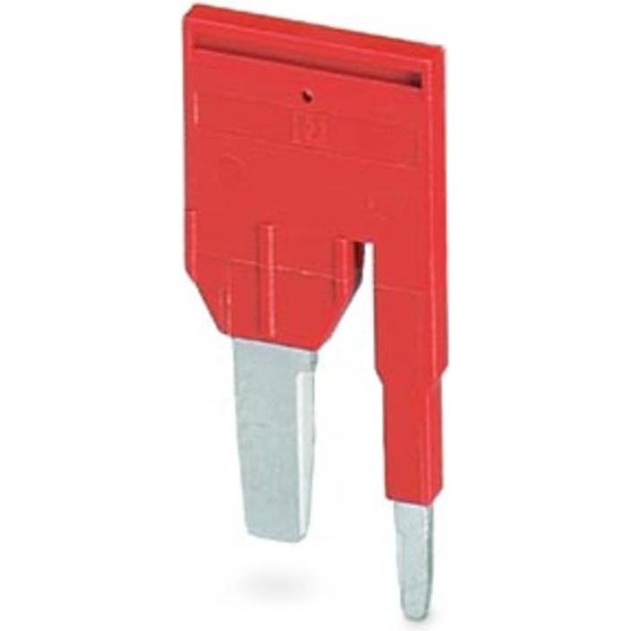 Phoenix Contact Cross Connector/Jumper Pos 2, Red, Cavo + Spina elettrica, Rosso