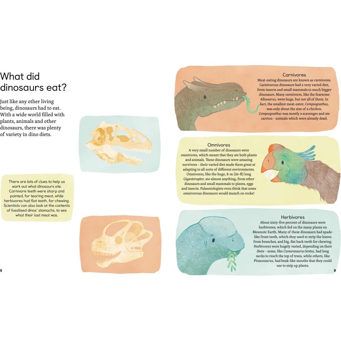 Thumbnail - Ask Me About… Dinosaurs, Kinderbücher von Nate Rae, Little Gestalten, Anna Doherty