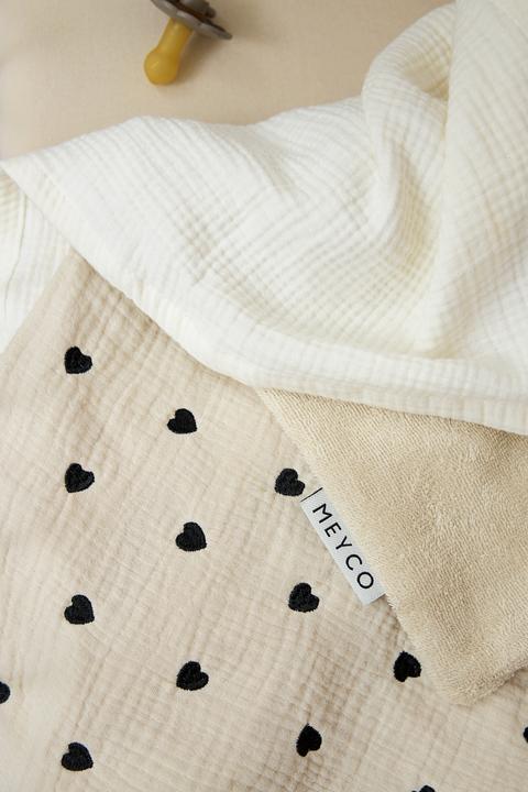 Actual product image Meyco baby blanket pre-washed muslin (75 x 100 cm)
