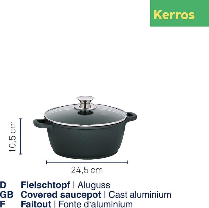 Produktbild Kela Kerros (Kochtopf, Aluminiumguss, 24 x 10.50 cm)