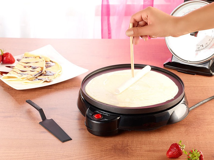 Produktbild Rosenstein & Söhne Elektrischer Medium-Crêpes-Maker