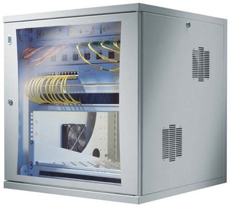 Actual product image Rittal FlatBox (12 RU, 19 inch rack)