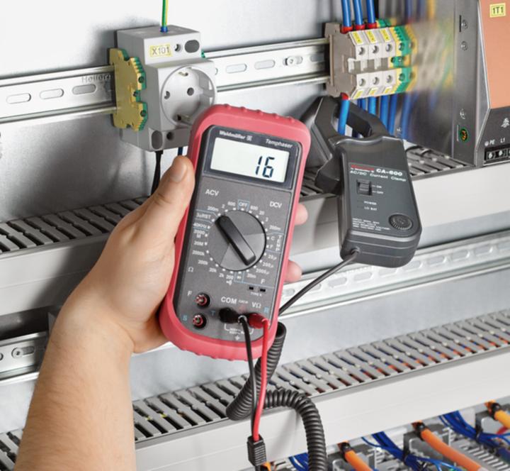 Actual product image Weidmüller Hand multimeter digital TEMPHA (CAT III 600V)