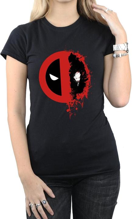 Produktbild Deadpool Split Splat Logo TShirt (S)