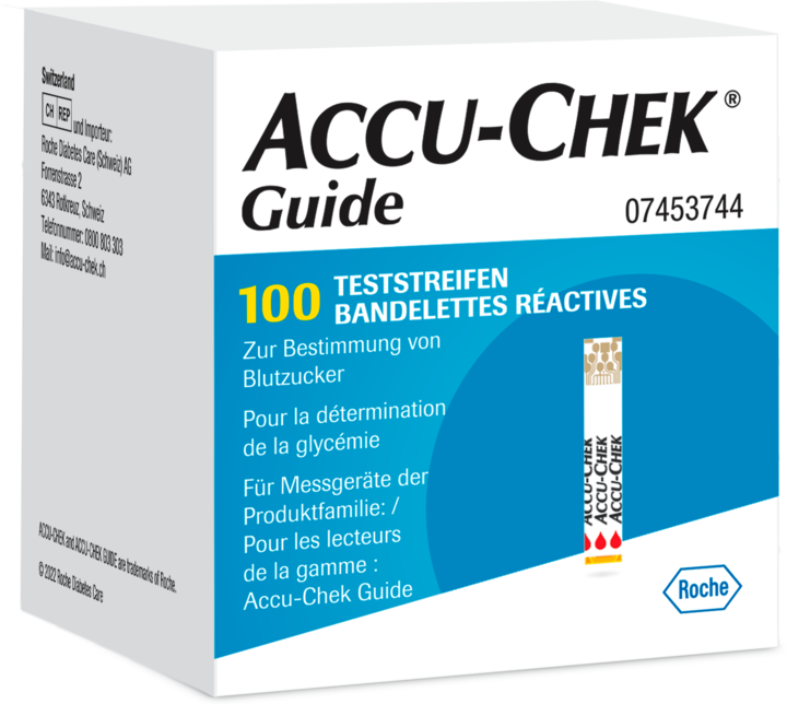 Accu-Chek Guide Teststreifen (100) (Teststreifen)