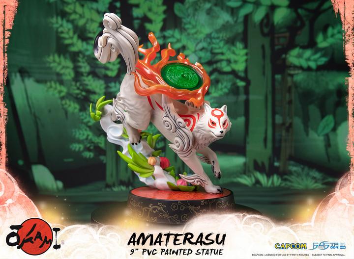 Actual product image First 4 Figures Okami: Amaterasu 9" Figures