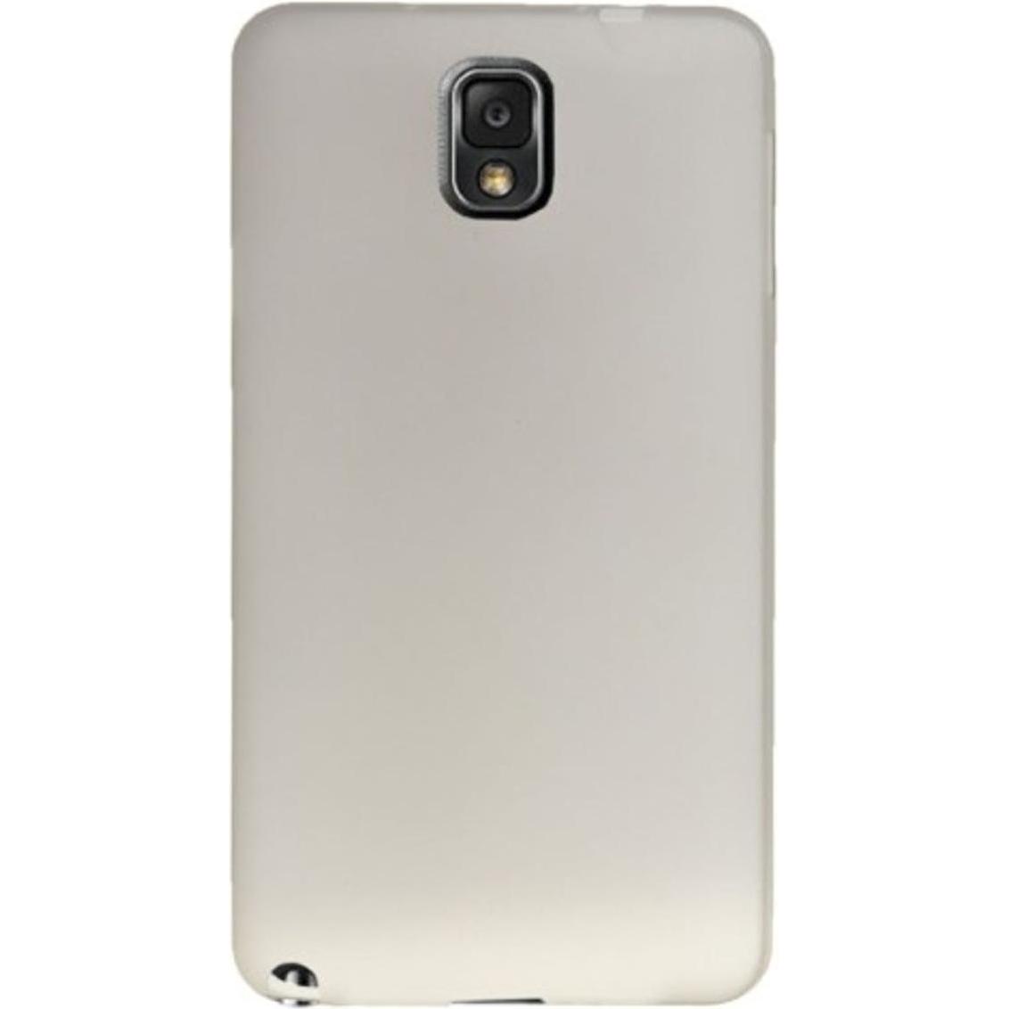 König Design Schutzhülle Case Ultra Dünn 0,3mm für Handy Samsung Galaxy Note 3 N9000 Grau Transparent (Samsung Galaxy No...